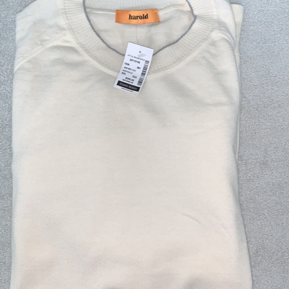 ❣️Cashmere Crew Neck Sweater Size XL by Harold/Harry Rosen New W/ Tags Reg $295 - Picture 3 of 11